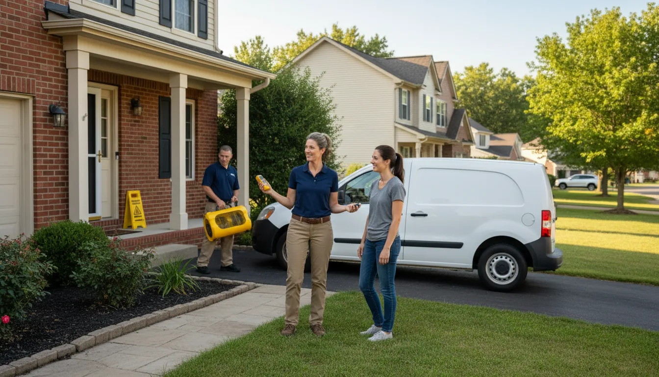Water restoration image for Mildew Remediation in Sandyville, OH